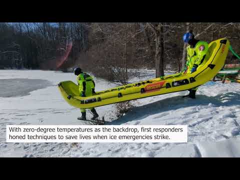 Morris County Sheriff’s Office Emergency Services Unit/Morris Township Fire Dept. Ice Rescue Drill