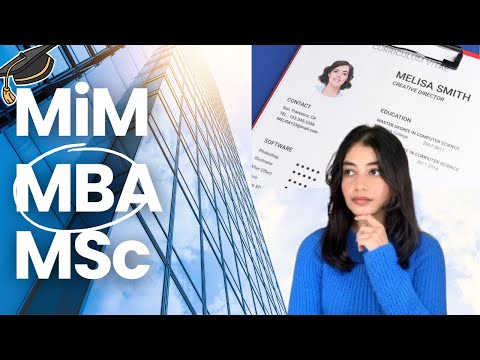 MBA vs MiM vs MSc: Which Is Best For You?