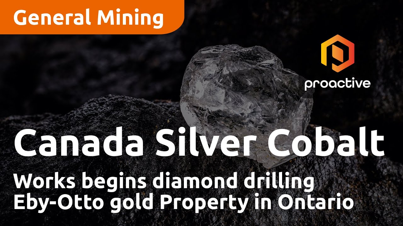 Canada Silver Cobalt Works begins diamond drilling at Eby-Otto gold Property in Ontario