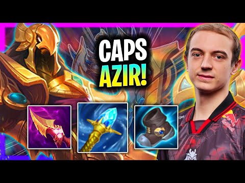 CAPS BRINGS BACK AZIR! | G2 Caps Plays Azir Mid vs Aurora! Season 2025