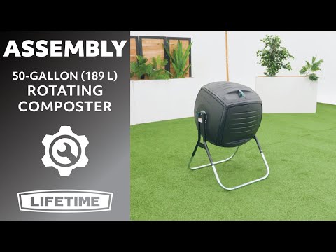 Lifetime Rotating Composter (50 gallon)