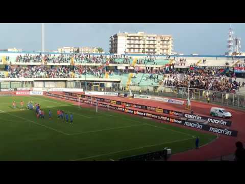 Catania-Lecce 2-0: Curva sud a fine partita