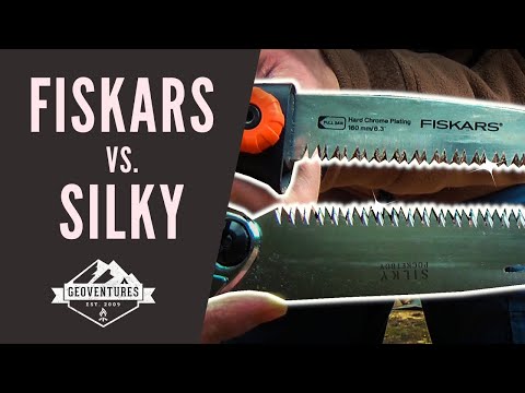 Fiskars SW 73 vs. Silky Pocketboy - 2 Sägen im Vergleich