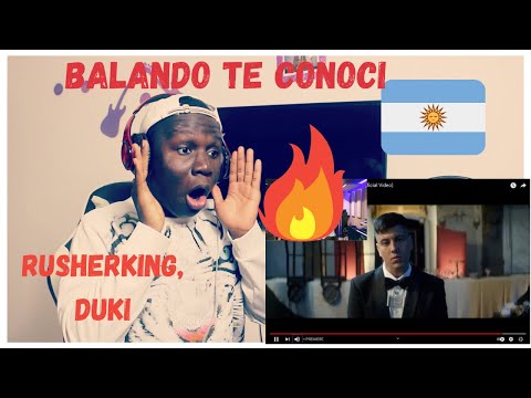 (Reaccion) Rusherking x Duki - BAILANDO TE CONOCI Official Video!!
