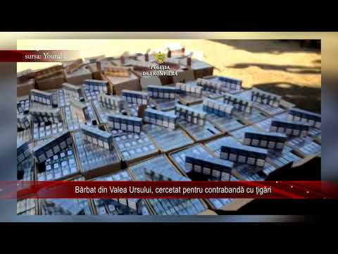 Bărbat din Valea Ursului cercetat pentru contrabandă cu ţigări