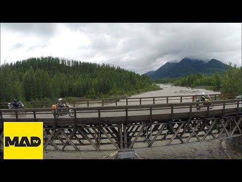 Road of Bones Motorcycle Adventure - rare aerial footage