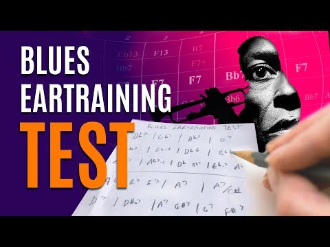 My Blues Eartraining test