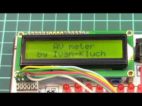 ВольтАмперМетр на ATmega8 LCD1602 своими руками