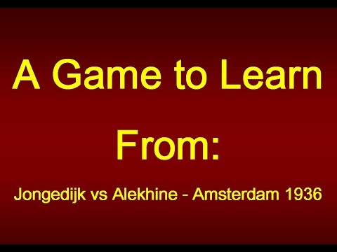 Jongedijk vs Alekhine - Amsterdam 1936