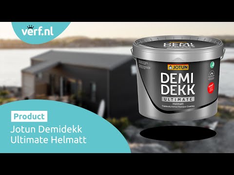 Jotun Demidekk Ultimate Helmatt | Matte, extreem duurzame beits | Verf.nl