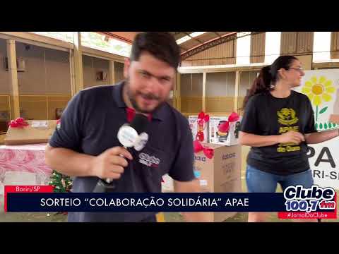 BARIRI: SORTEIO “COLABORAÇÃO SOLIDÁRIA” APAE