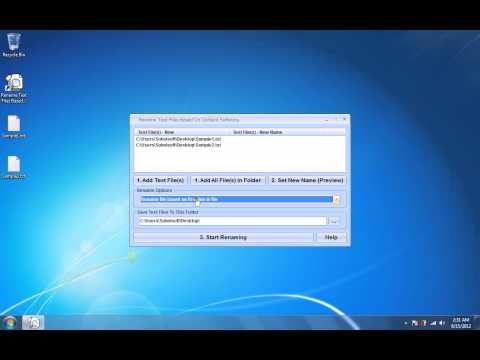 Rename Text Files Based On Content Software