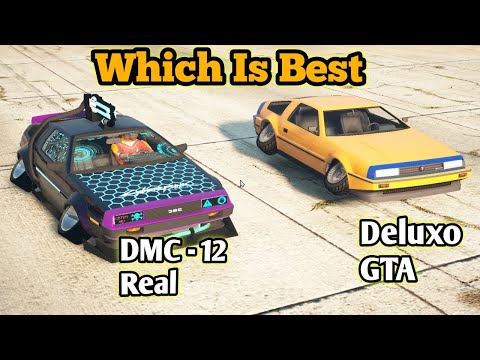 GTA V: Deluxo GTA VS DMC-12 Real ( Which Is Best ? )