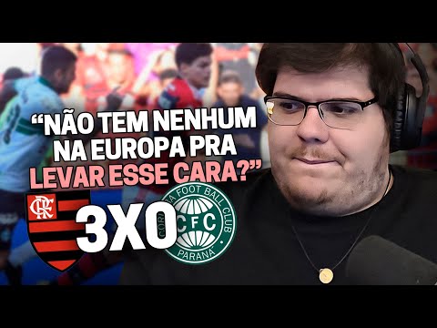 CASIMIRO REAGE: FLAMENGO 3 X 0 CORITIBA PELO BRASILEIRÃO 2023 | Cortes do Casimito