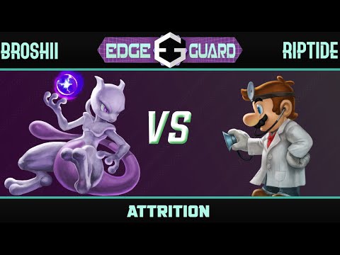 Broshii (Mewtwo) vs Riptide (Doctor Mario) - Edge Guard 38 Attrition Winners Semis