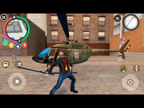 Rope Hero Vice Town New Update || Stone Giant Crush Army Base || Mutant Giant Army Fight With Tank