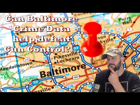 Can Gun Control be countered by Baltimore Crime Data?... There is something here... Thumbnail