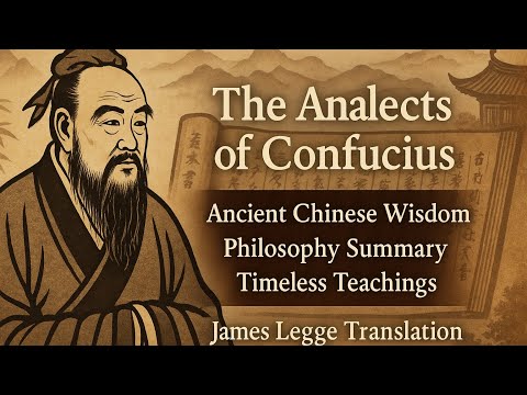 The Analects of Confucius (論語) | Complete English Translation by James Legge | Ancient Chinese