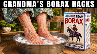 Grandma's 33 Borax Hacks that will BLOW YOUR MIND & MAKE LIFE EASIER!!!