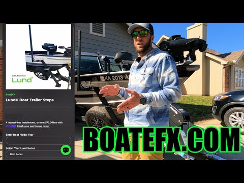 Installing BoatEFX TRAILER STEPS On My LUND PRO V!!