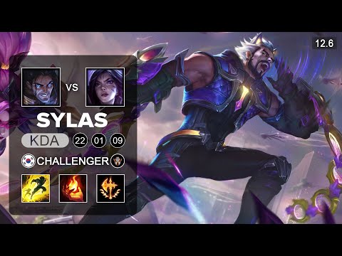 Sylas vs Kai'sa Mid - KR Challenger Patch 12.6 Season 12