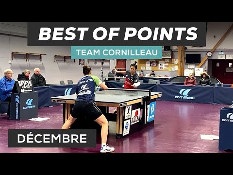 Best of Points Team Cornilleau - Décembre 2022