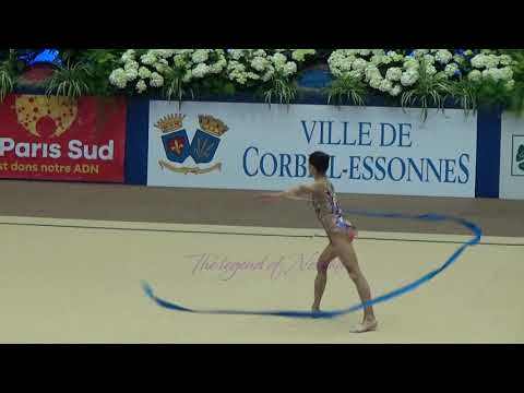 Arzu JALILOVA (AZE) ribbon - 2018 Corbeil junior AA