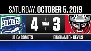 Comets vs. Devils | Oct. 5, 2019