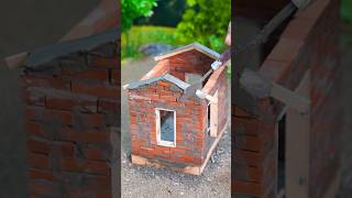 Building Mini Houses with BRICKS for 3 Months: The Life-Changing Experience #house #diy #miniature