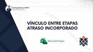 Vínculo entre etapas | Atraso incorporado - MS Project