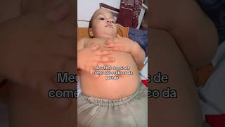 O BEBÊ DEPOIS DE COMER ATÉ OS REBOCO 🤡🤣 créditos:dailydaa_iriss #maternidade #bebes #gravida #fy