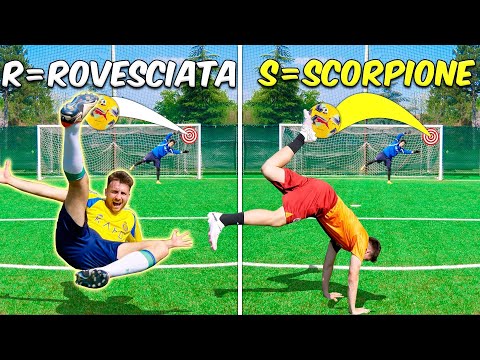 Segno 1 gol IMPOSSIBILE per ogni lettera dell’alfabeto!!