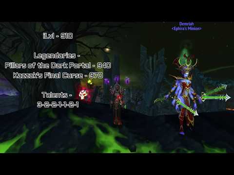Demonology Warlock Challenge Scenario