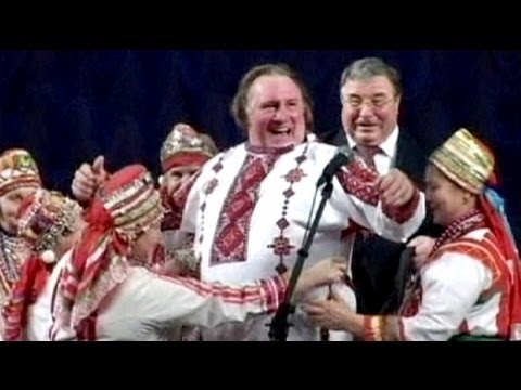 Топло посрещане на Депардийо в Мордовия