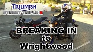 preview picture of video 'Breaking in Street Triple R to Wrightwood'