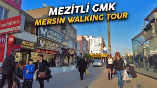 Mezitli GMK Bulvarı - Mersin Walking Tour - 4K Türkiye