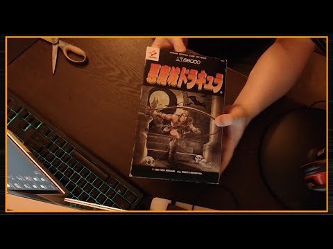 Unboxing my first Sharp X68000 game! (Akumajo Dracula)