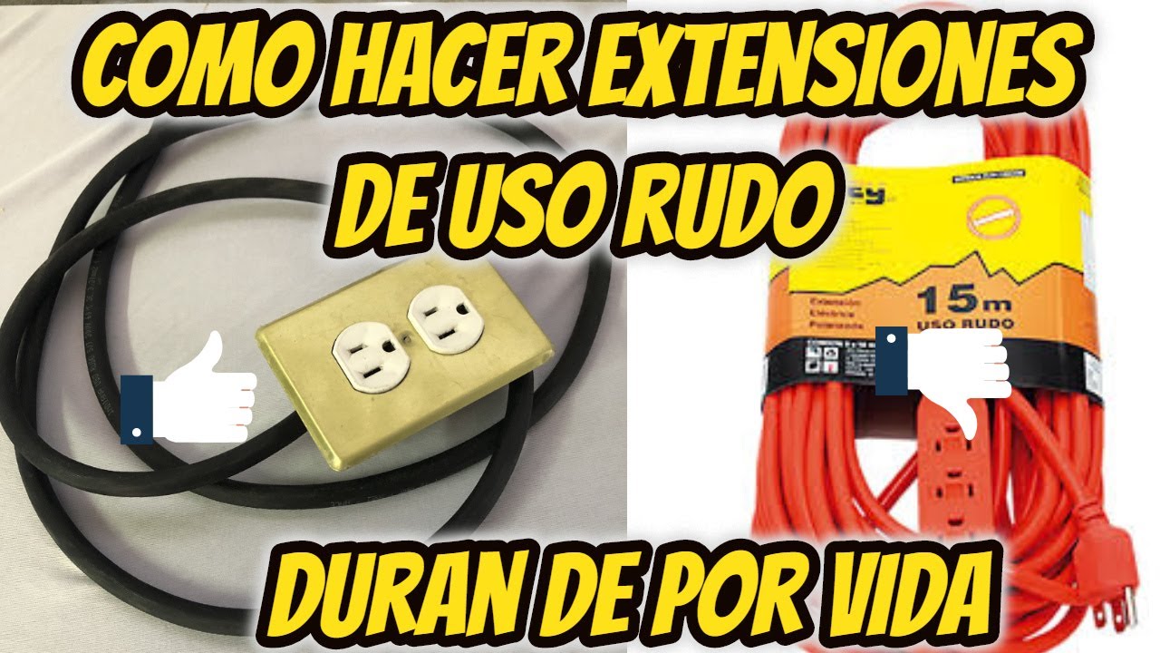 ⚡ como hacer EXTENSIONES DE USO RUDO para SONIDEROS O DJS / DJSORIA13