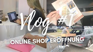 BUSINESS VLOG #1: 2. Online Shop Eröffnung | Produktbilder schießen + Bestellungen verpacken