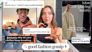 Wisdom EXPOSES miu miu, AI is ruining Vinted, Insta dropshipping scam &moree