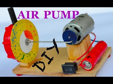 How To Make Air Pump at Home  Homemade Air Compressor 