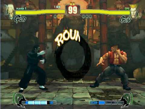 Gen (Dan) vs Guile (Vega/Bison) Mod