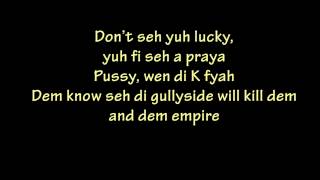 Mavado   Nuh Friend Fire (Lyrics)