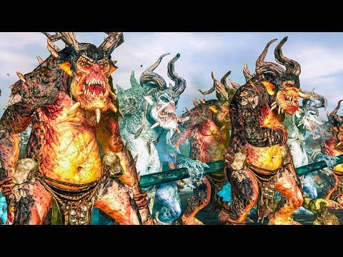 In the Troll Country: Norsca vs Greenskins - Total War WARHAMMER Cinematic Battle Machinima
