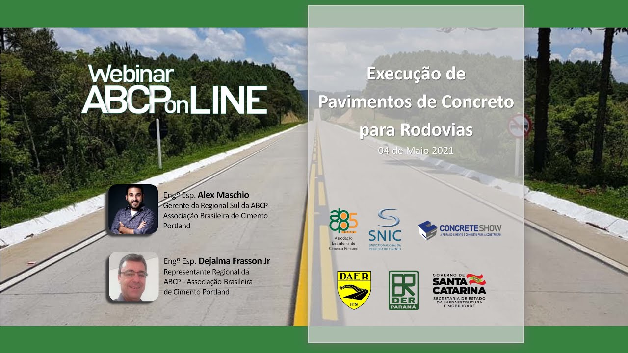 Execução de Pavimentos de Concreto para Rodovias