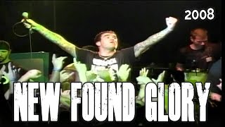 NEW FOUND GLORY "My Friends Over You" Chad Gilbert stops band as security rushes the stage 2008