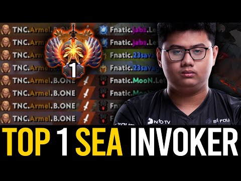 Epic TOP 1 SEA TNC.Armel Invoker vs Fnatic Stack - INCREDIBLE INVOKER 7.23 GAMEPLAY | Dota 2 Invoker