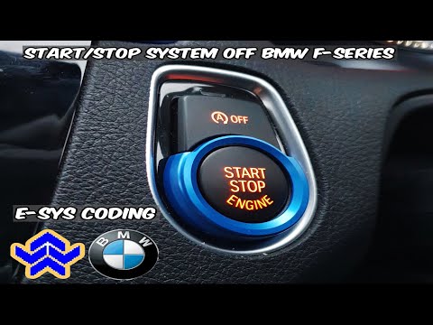 Start/Stop System Off | BMW F-series | E-sys