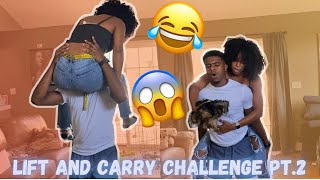 Download lagu Couples LIFT AND CARRY Challenge Pt. 2!! | Reverse Shoulder Ride | BF VS. GF | X and Mymy mp3