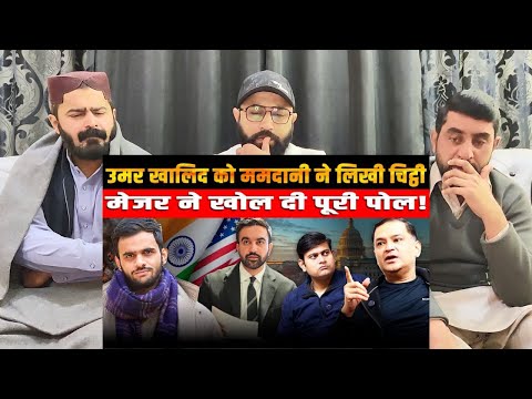 Why did Zohran Mamdani Write letter to Umar Khalid  Majorly Right Major Gaurav  #pakistanireaction